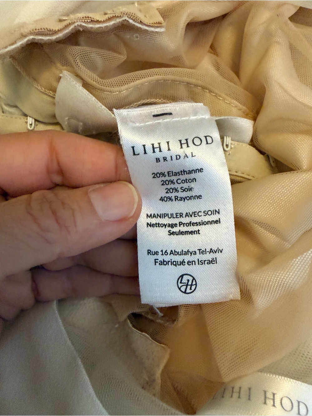 Lihi Hod Bridal Gown , Dreams/Petals collection, size 2/ XS - Picture 5 of 10